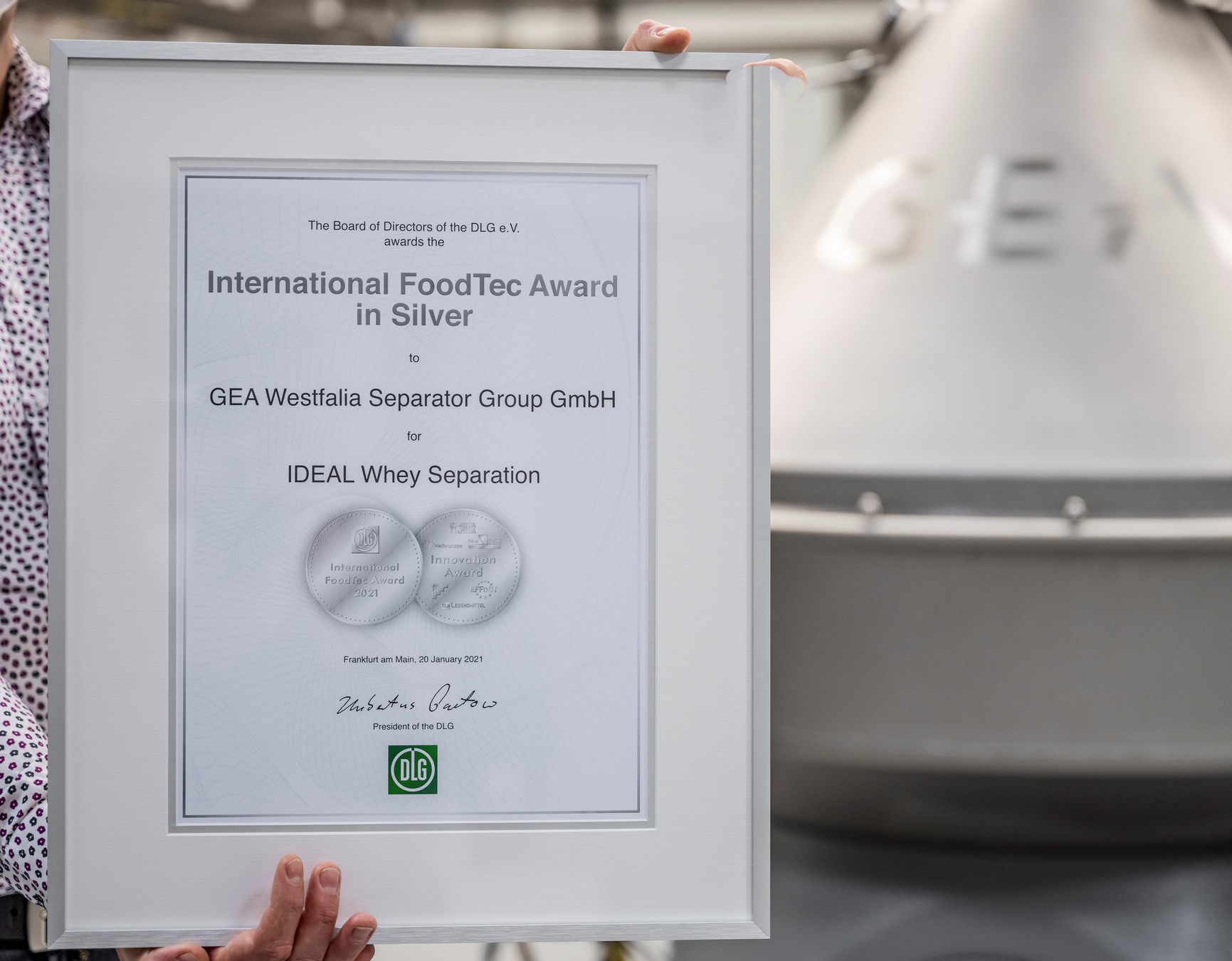 International FoodTec Award in Silver