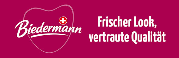 Neues Logo und Verpackungsdesign der Molkerei Biedermann für Milchprodukte und pflanzliche Alternativen