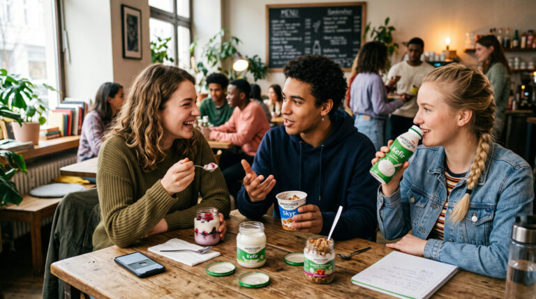 Beitragsbild zum Snack Check von Andechser Natur über Milchprodukte und Konsumgewohnheiten der Gen Z