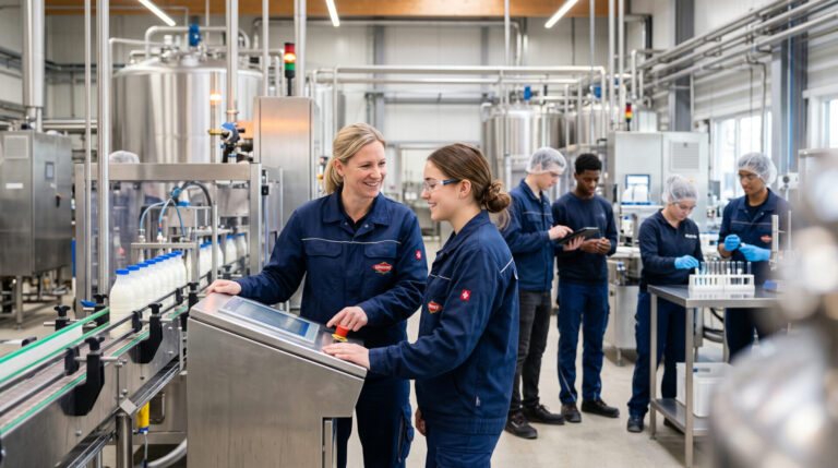Preisübergabe an die Molkerei Gropper als Ausbildungsbetrieb der Milchwirtschaft