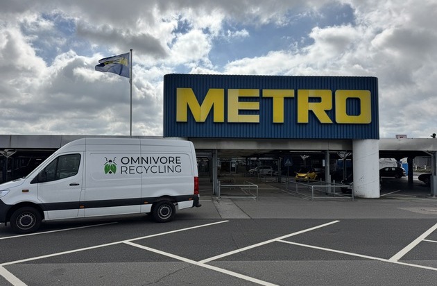 Beitragsbild zum Metro Recyclingprozess für Lebensmittelabfälle mit Insektenlarven